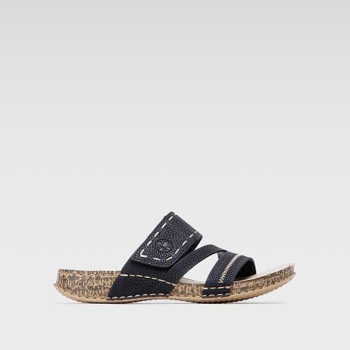 Pantofle Rieker 61150-01 Materiál/-Syntetický