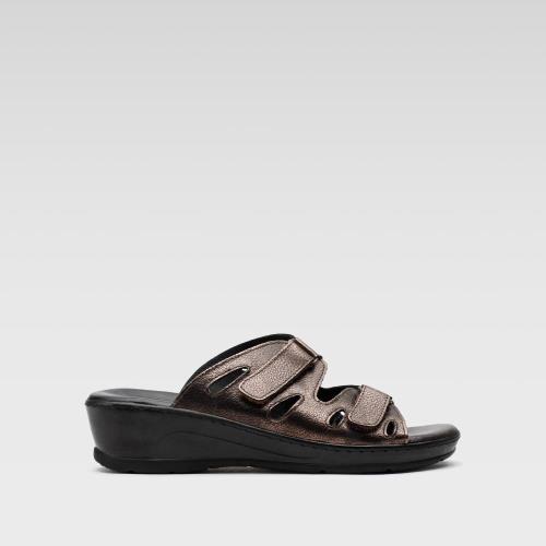 Pantofle Go Soft WI16-SHEENA-04 Přírodní kůže (useň) - Lícová