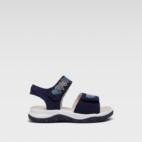 Sandály Lasocki Kids CI12-FLOWER-01 Přírodní kůže (useň) - Semiš