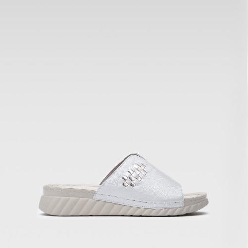 Pantofle Go Soft EST-2299-02 Přírodní kůže (useň) - Lícová