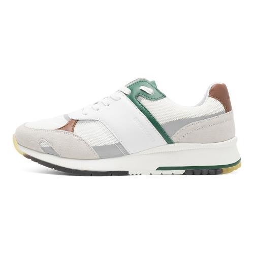 Tenisky Gino Rossi TORINO-01 122AM Látka/-Síťka mesh,Přírodní kůže (useň) - Semiš,Přírodní kůže (useň) - Lícová