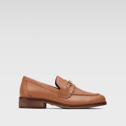 Polobotky Gino Rossi WILMA-107783 Přírodní kůže (useň) - Lícová