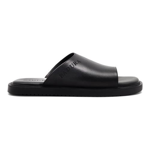 Pantofle Badura JOEY-01 MI07 Přírodní kůže (useň) - Lícová