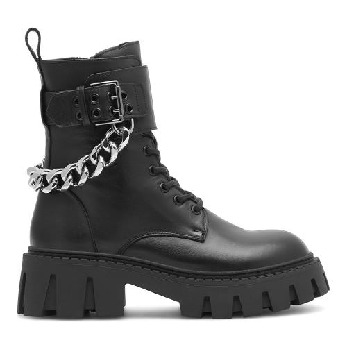 Šněrovací boty EVA MINGE GANDRA-8320 Přírodní kůže (useň) - Lícová Šněrovací boty EVA MINGE GANDRA-8320 Přírodní kůže (useň) - Lícová