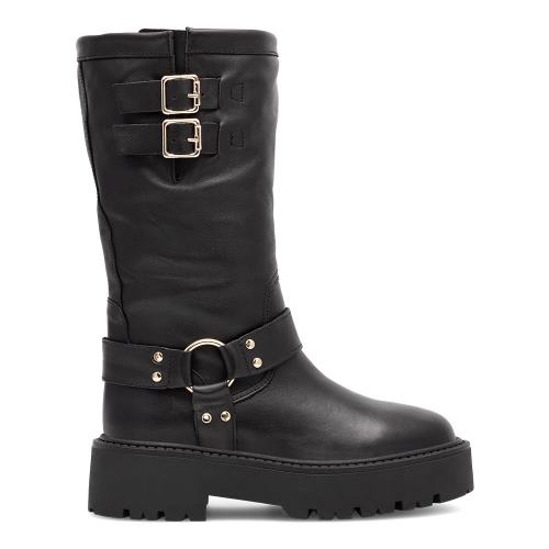 Kozačky Badura INES-9187 Přírodní kůže (useň) - Lícová