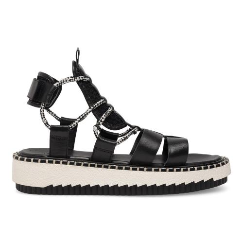 Sandály Badura BEKI-01W3-005 Přírodní kůže (useň) - Lícová,Látka/-Látka