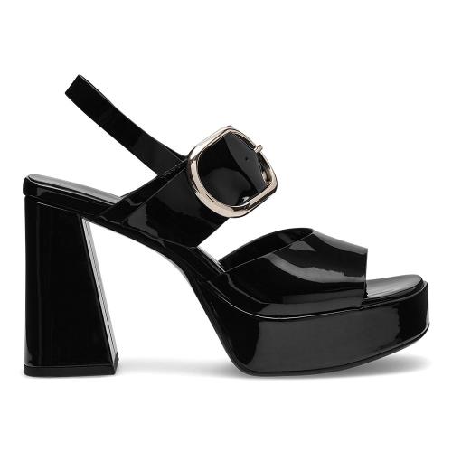 Sandály EVA MINGE ARGENTA-21568-1-1 Přírodní kůže (useň) - Lakovaná