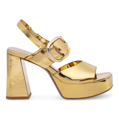 Sandály EVA MINGE ARGENTA-21568-1-1 Přírodní kůže (useň) - Lakovaná