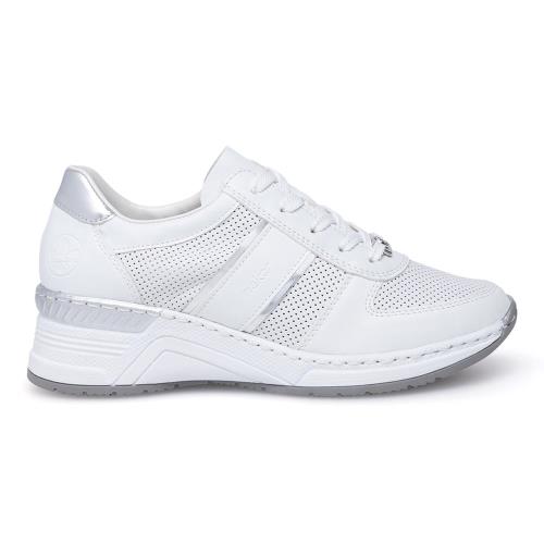 Tenisky Rieker N4315-80 Materiál/-Syntetický,Přírodní kůže (useň) - Lícová