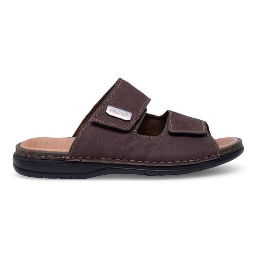 Pantofle Rieker 25590-25 Přírodní kůže (useň)/-Přírodní kůže (useň) Pantofle Rieker 25590-25 Přírodní kůže (useň)/-Přírodní kůže (useň)