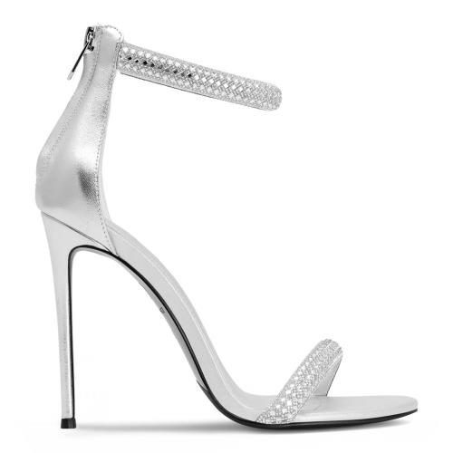 Sandály EVA MINGE MARGUERITE-2360-103 Přírodní kůže (useň) - Lícová