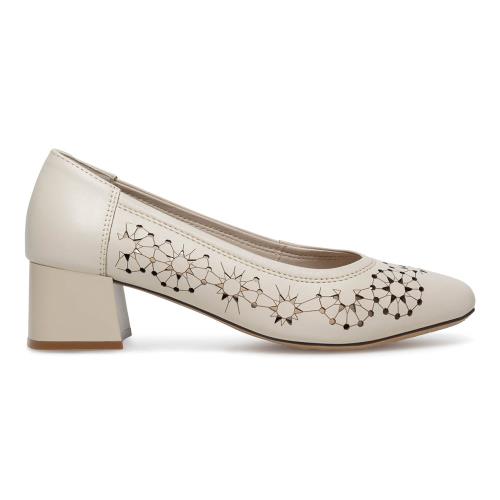 Lodičky Lasocki RST-AGNES-03 Přírodní kůže (useň) - Lícová