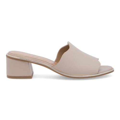 Pantofle Lasocki WYL3784-3Z Přírodní kůže (useň) - Lícová