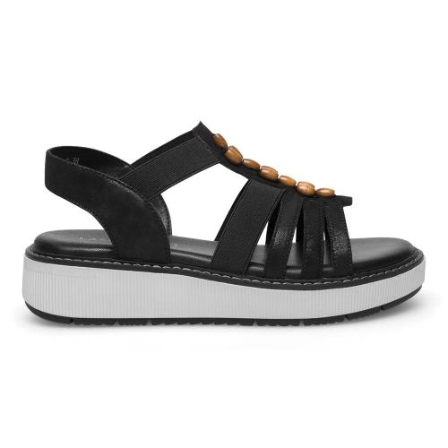 Sandály Lasocki WB-TINA-11C Přírodní kůže (useň) - Lícová,Látka/-Látka