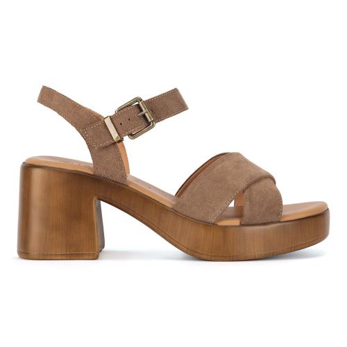 Sandály Lasocki WI16-MIKS-02 Přírodní kůže (useň) - Semiš