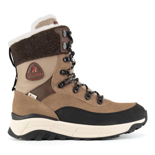 Šněrovací boty Rieker Revolution Lifestyle W0066-64 Látkový materiál,Přírodní kůže (useň) - Semiš