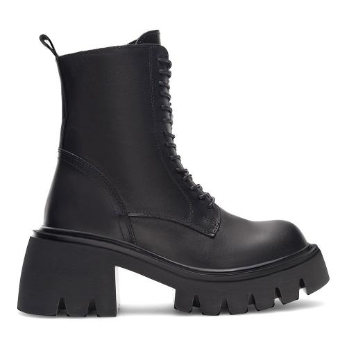 Šněrovací boty Badura 8099 Přírodní kůže (useň)/-Přírodní kůže (useň)