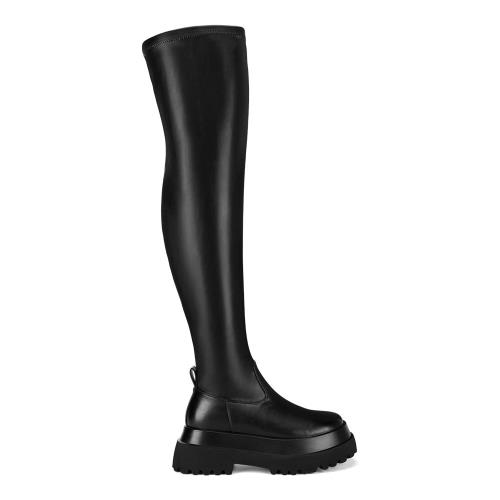 Kozačky DeeZee HY91963-3 Imitace kůže/-Ekologická kůže