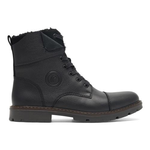 Šněrovací boty Rieker 32133-00 Syntetický materiál,Přírodní kůže (useň) - Lícová