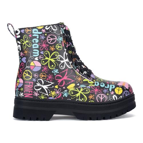 Šněrovací obuv DeeZee CF2880-1 Materiál/-Syntetický