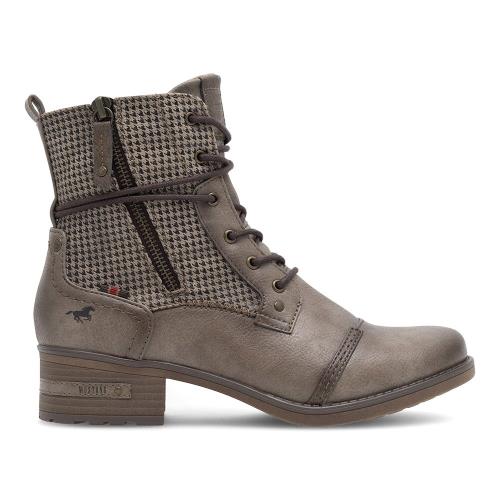Šněrovací boty Mustang 1229-510 Látkový materiál,Syntetický materiál