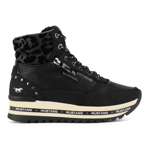 Šněrovací boty Mustang 1364-503 Látkový materiál,Syntetický materiál