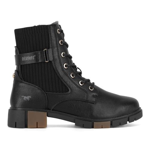 Šněrovací boty Mustang 1443-502 Látkový materiál,Syntetický materiál