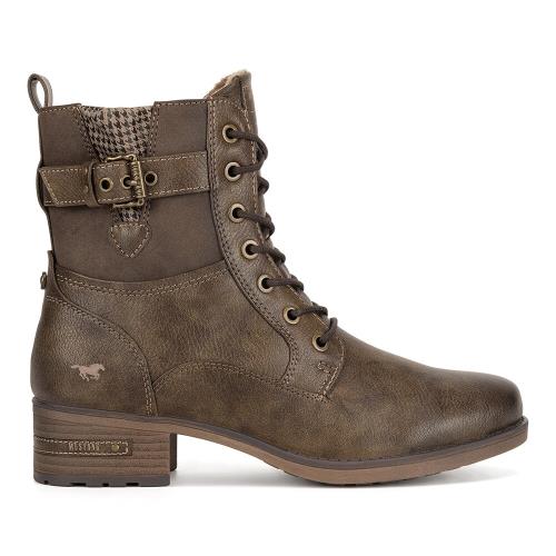 Šněrovací boty Mustang 1229-521 Látkový materiál,Syntetický materiál