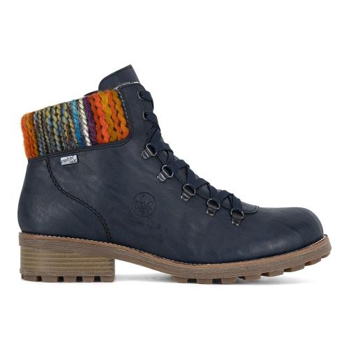 Šněrovací boty Rieker Z0445-14 Syntetický materiál