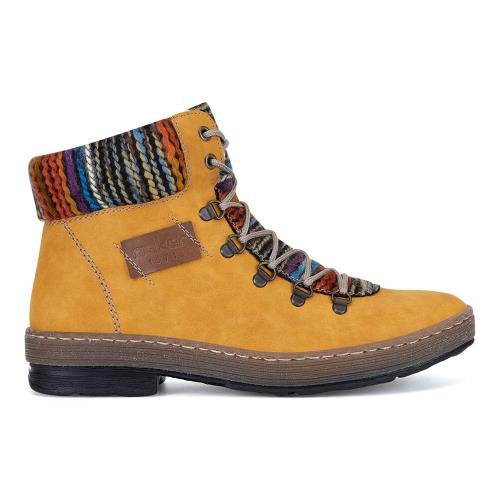 Šněrovací boty Rieker Z6743-68 Syntetický materiál Šněrovací boty Rieker Z6743-68 Syntetický materiál