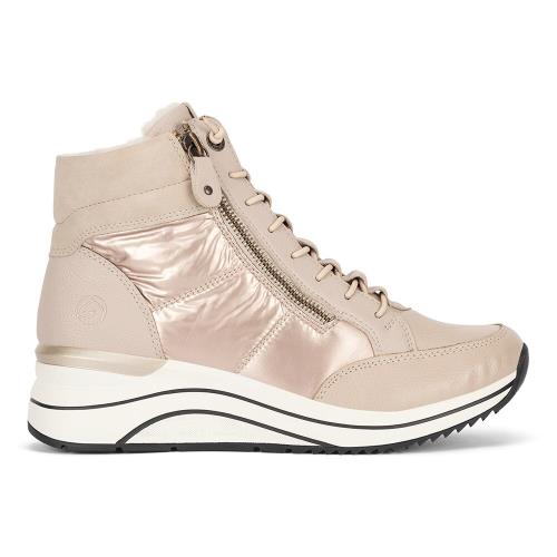 Šněrovací boty Remonte D0T72-60 Materiál/-Syntetický,Přírodní kůže (useň) - Lícová