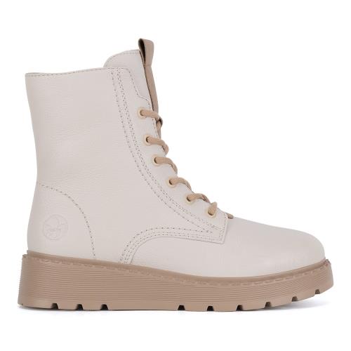 Šněrovací boty Rieker 70404-80 Syntetický materiál,Přírodní kůže (useň) - Lícová