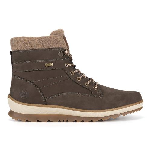 Šněrovací boty Remonte R8477-46 Přírodní kůže (useň) - Nubuk,Látka/-Látka