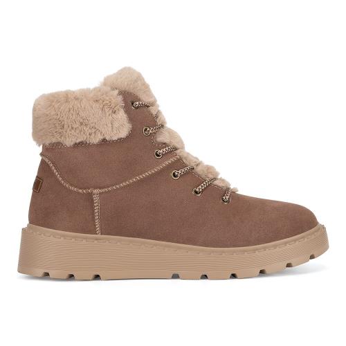 Šněrovací boty Rieker 70402-24 Syntetický materiál,Přírodní kůže (useň) - Semiš