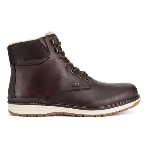 Šněrovací boty Rieker 39430-25 Materiál/-Syntetický,Přírodní kůže (useň) - Lícová