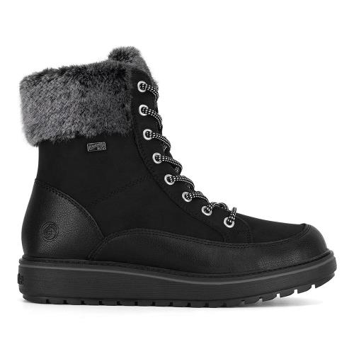 Šněrovací boty Remonte D0U78-03 Přírodní kůže pokrytá syntetickým materiálem,Látkový materiál