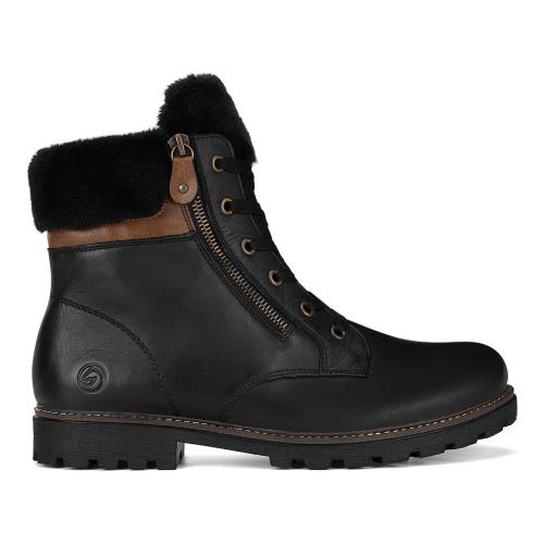 Šněrovací boty Remonte D8463-01 Přírodní kůže (useň) - Lícová,Látka/-Látka