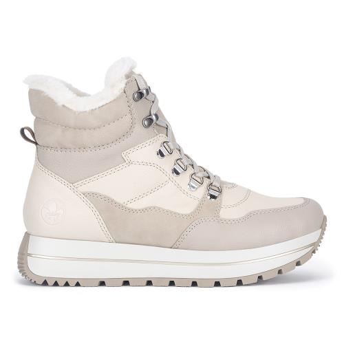 Šněrovací boty Rieker N4002-60 Materiál/-Syntetický,Přírodní kůže (useň)/-Se syntetickým materiálem