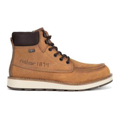Šněrovací boty Rieker 30020-68 Syntetický materiál,Přírodní kůže (useň) - Nubuk