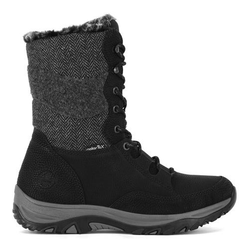 Šněrovací boty Rieker M9643-01 Látkový materiál,Syntetický materiál Šněrovací boty Rieker M9643-01 Látkový materiál,Syntetický materiál