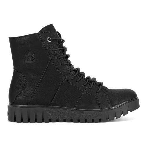 Šněrovací boty Rieker Y3420-00 Syntetický materiál