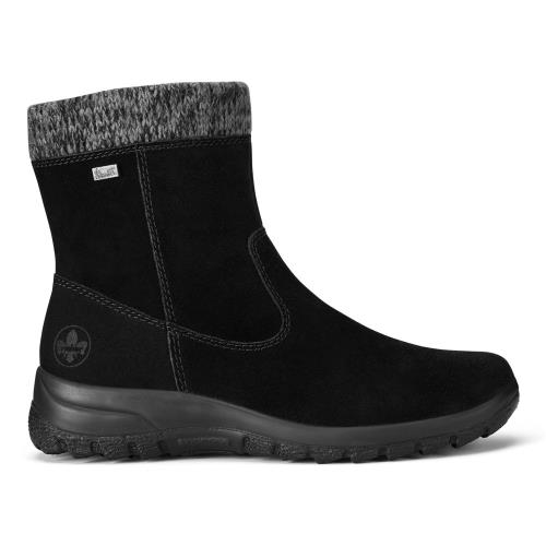 Kotníkové boty Rieker L7165-00 Látkový materiál,Materiál/-Syntetický,Přírodní kůže (useň) - Semiš Kotníkové boty Rieker L7165-00 Látkový materiál,Materiál/-Syntetický,Přírodní kůže (useň) - Semiš