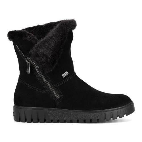 Kotníkové boty Rieker Y3470-00 Přírodní kůže (useň) - Semiš Kotníkové boty Rieker Y3470-00 Přírodní kůže (useň) - Semiš