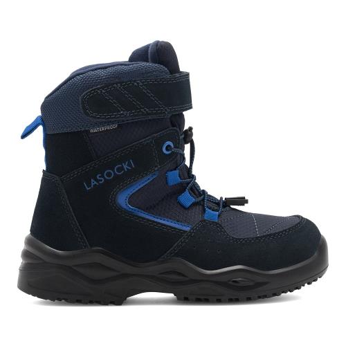 Šněrovací boty Lasocki Young CP91-21916N(IV)CH Látkový materiál,Přírodní kůže (useň) - Semiš