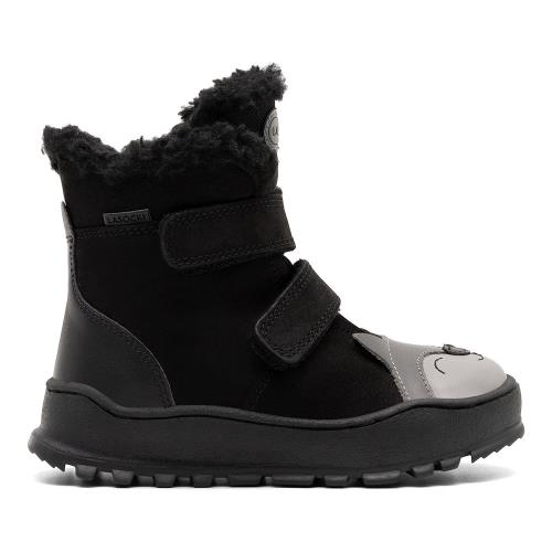 Šněrovací boty Lasocki Kids TYSON CI12-TYSON-03(III)CH Přírodní kůže (useň) - Semiš,Přírodní kůže (useň) - Lícová