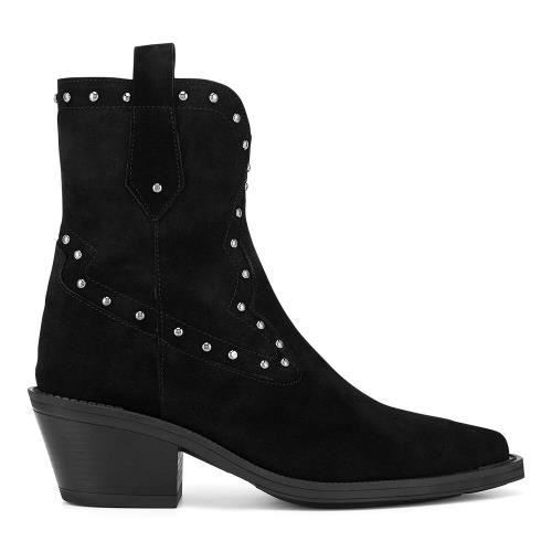 Kotníkové boty EVA MINGE PHASELIS-0782. Přírodní kůže (useň) - Semiš