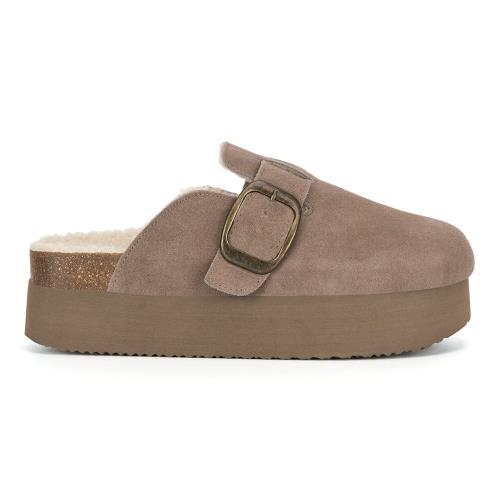 Pantofle Badura TS6207-02 Přírodní kůže (useň) - Semiš