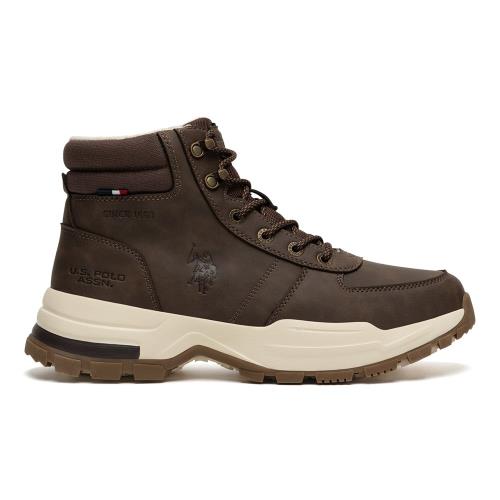 Šněrovací boty U.S. POLO ASSN. OSCAR001M/DYT1 Látkový materiál,Syntetický materiál