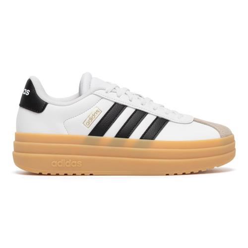 Sneakersy adidas VL COURT BOLD J  JP5074 Syntetický materiál,Přírodní kůže (useň) - Semiš