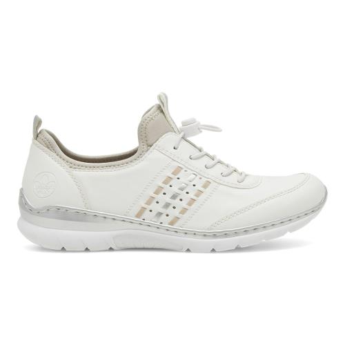 Polobotky Rieker L3259-80 Látkový materiál,Syntetický materiál